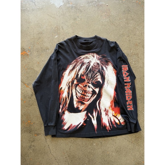 Other - 90's Iron Maiden Brave New World Tour Long Sleeve Shirt Black